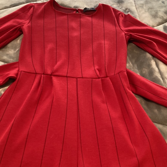 Bershka Red Stripped Romper - Picture 5 of 8